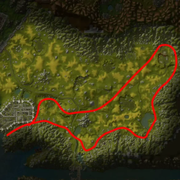 Arathi Highlands mithril farm route