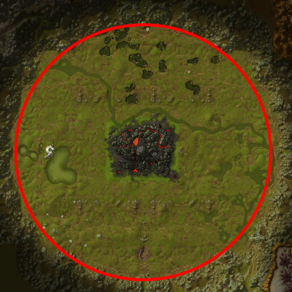 Un'Goro Crater thorium farm route