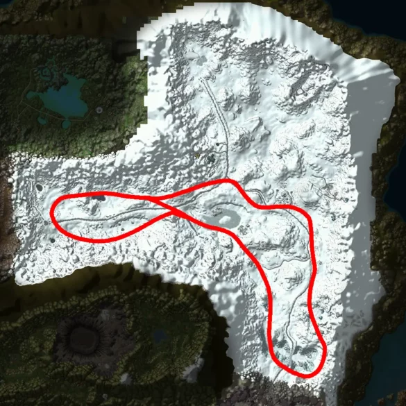 Winterspring icecap farm route