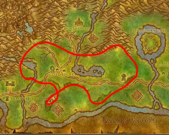 elwynn forest copper farming route