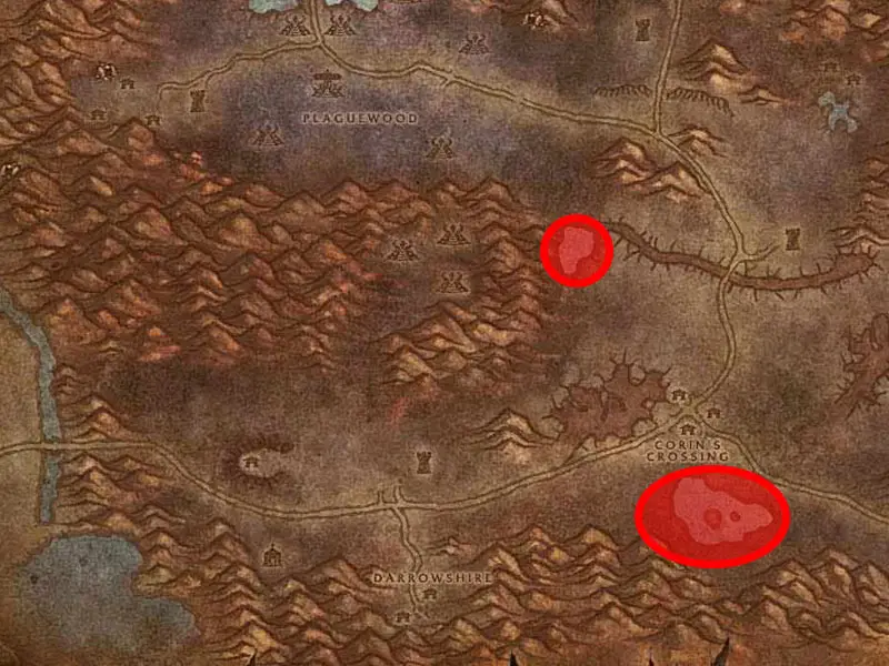 eastern plaguelands essence of water locations