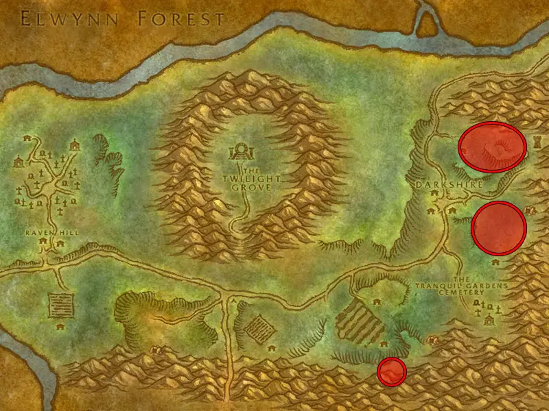 duskwood hidden grinding spots