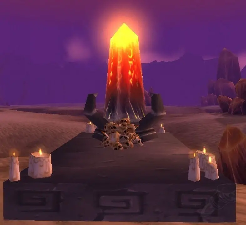 A WInd Stone in Silithus 