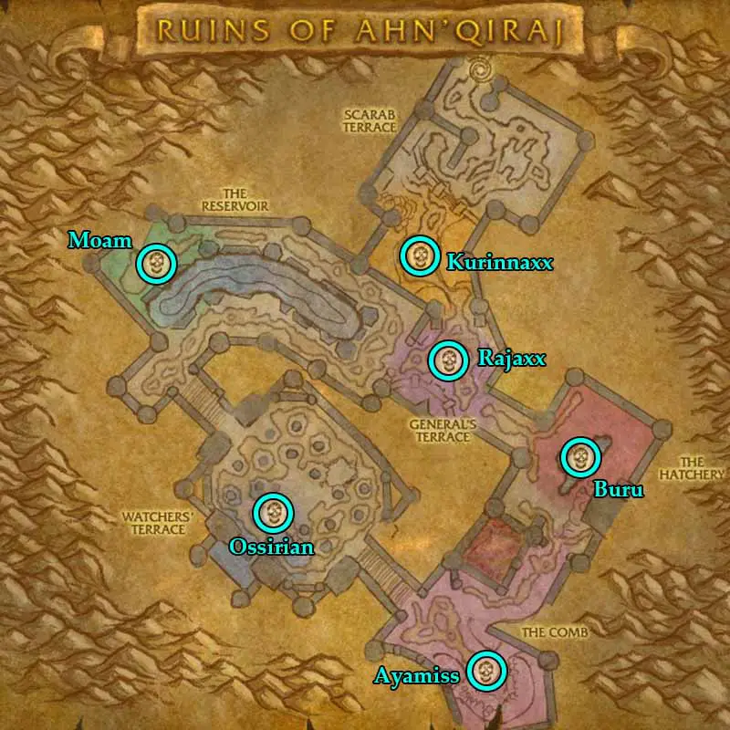 AQ20 Raid Map