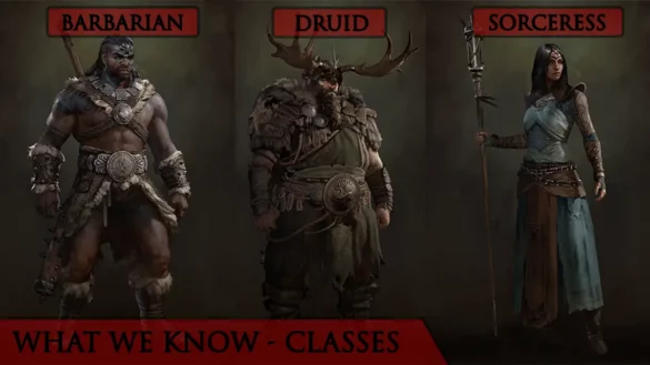 What we Know - Diablo 4 Classes