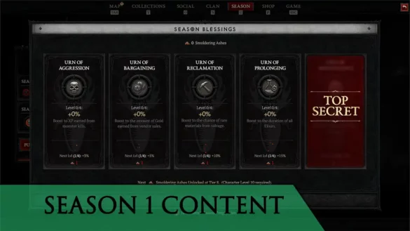 Diablo 4 Season 1 and World Tier 5 Datamined