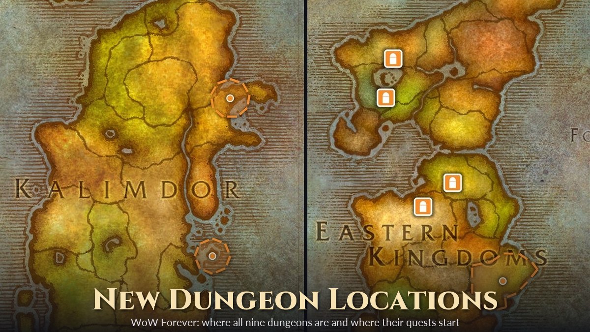 WoW Forever New Dungeons: Locations, Entrances and Where the Quests Start