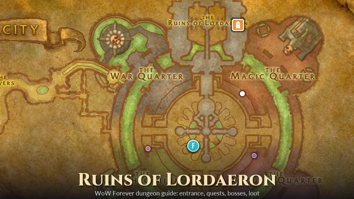 WoW Forever Ruins of Lordaeron Guide: Entrance, Quests, Bosses and Loot